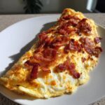 Æggekage med bacon