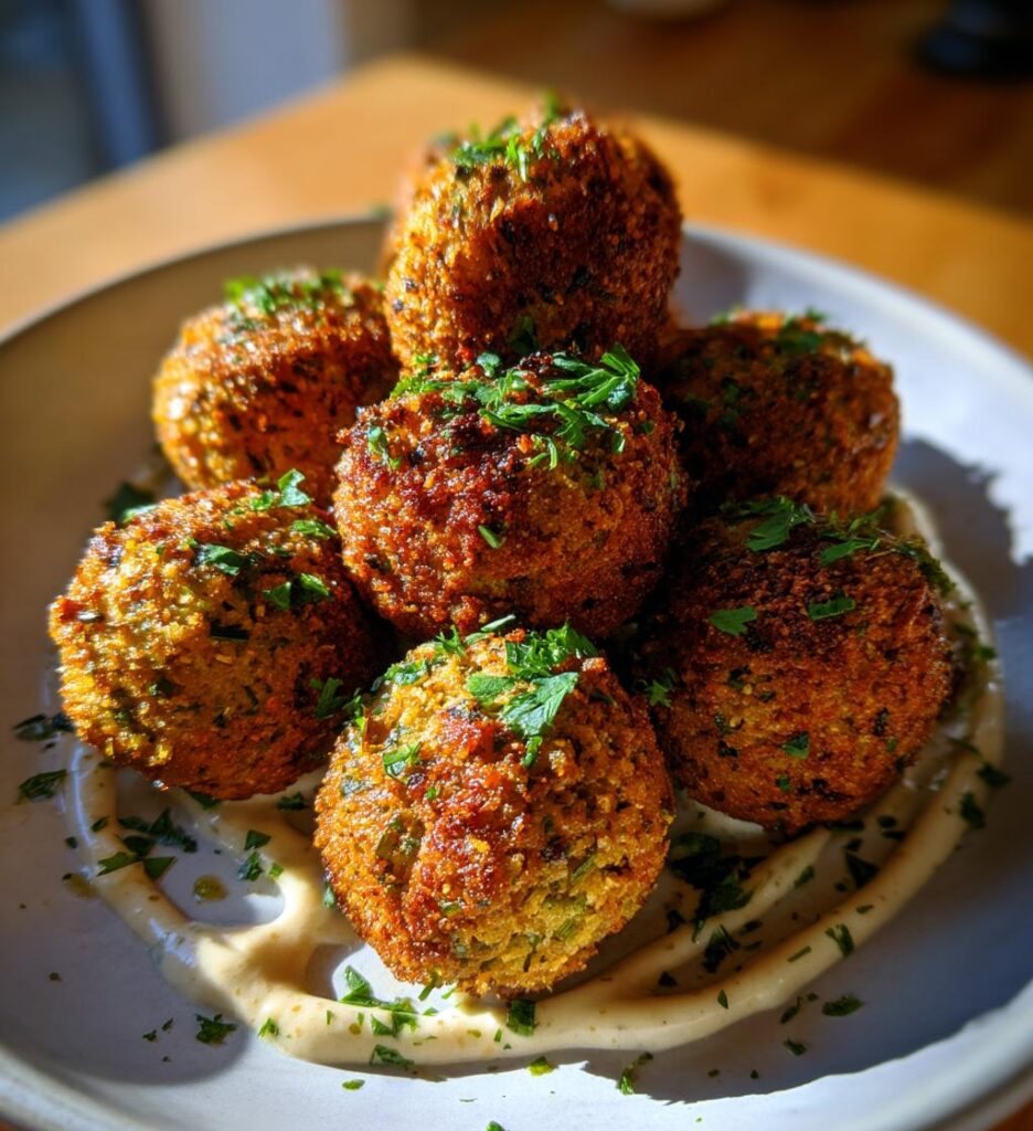 Airfryer falafel