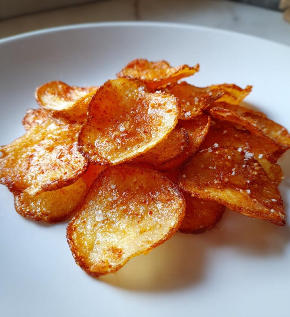 Airfryer kartoffelchips