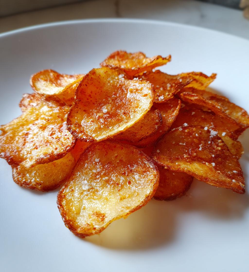 Airfryer kartoffelchips