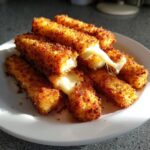 Airfryer mozzarella sticks