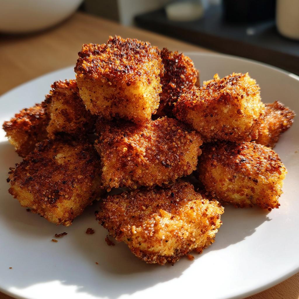 Airfryer nuggets af tofu