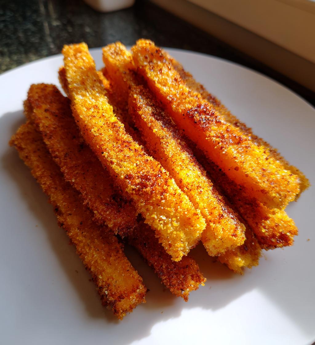 Airfryer squash sticks