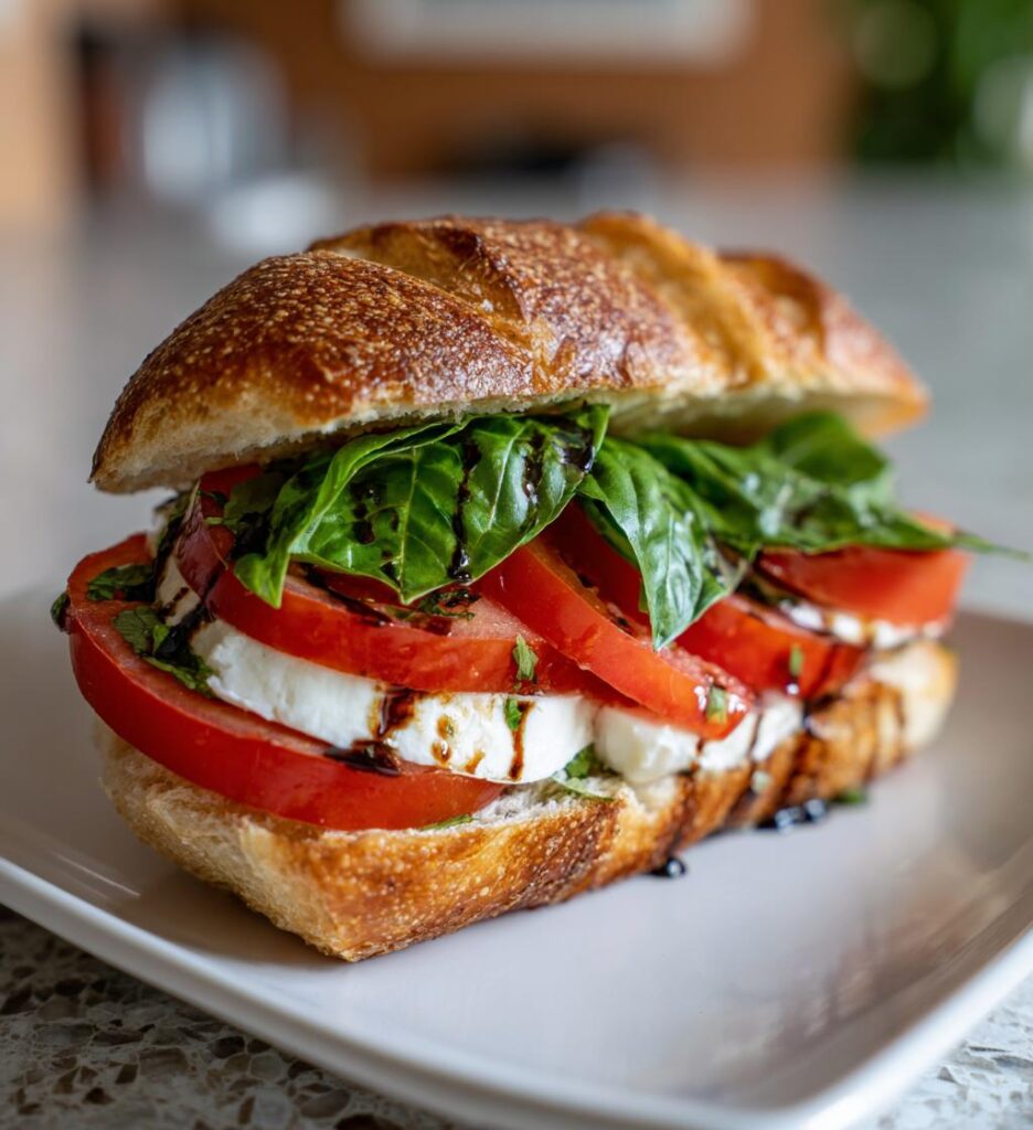 Caprese sandwich