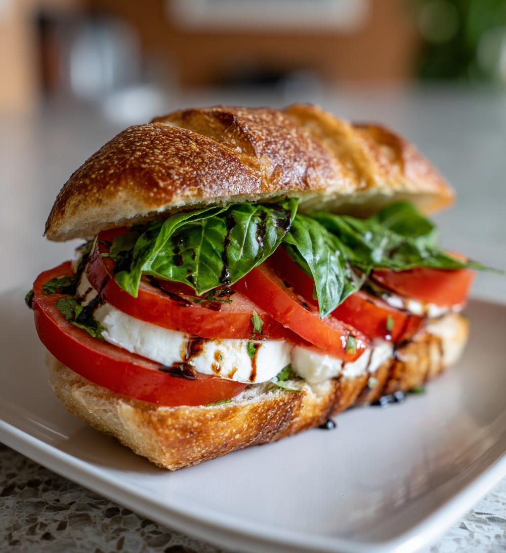 Caprese sandwich