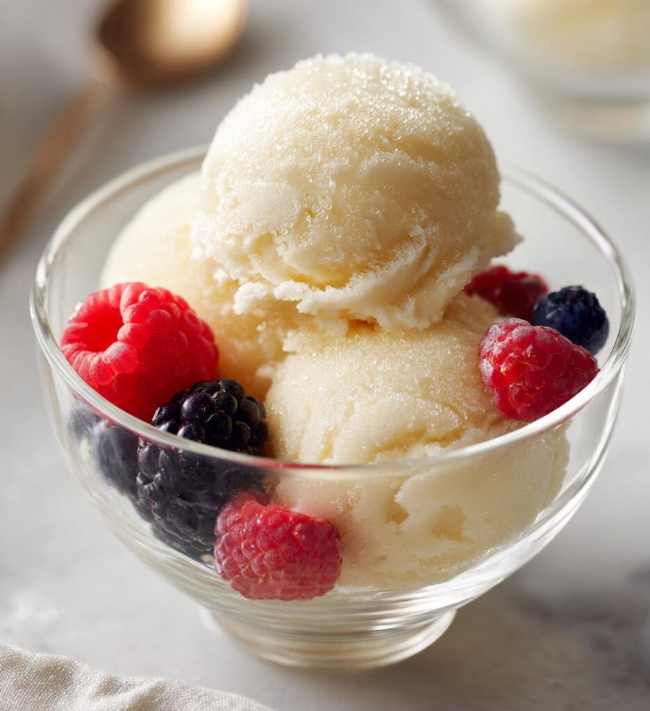 Champagne sorbet