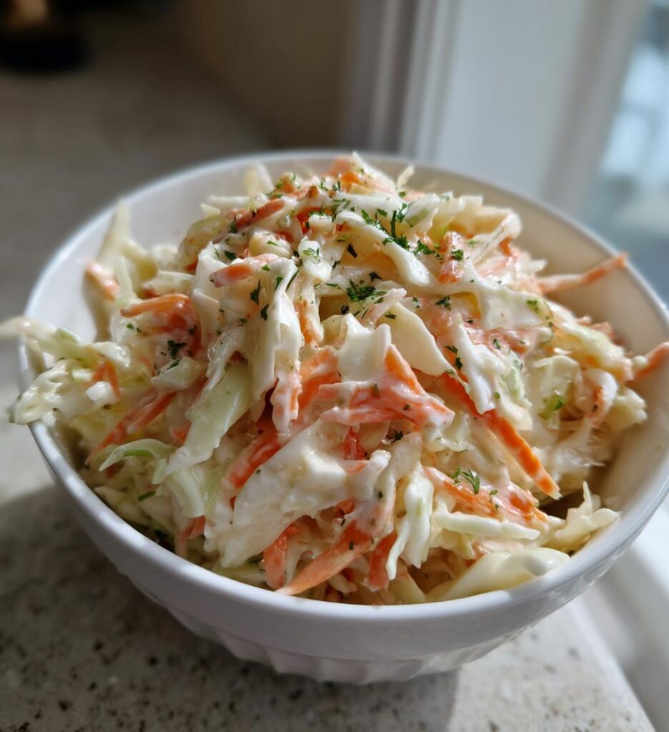 Coleslaw med æble