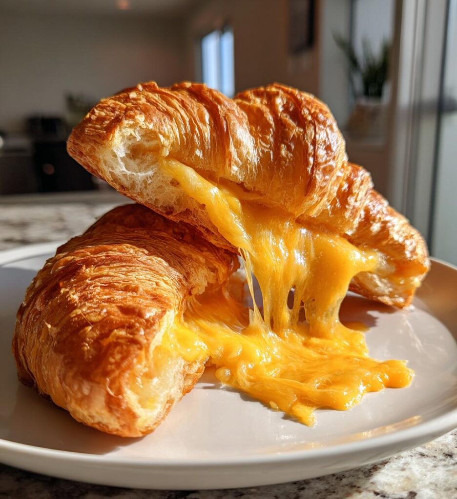 Croissant med ost