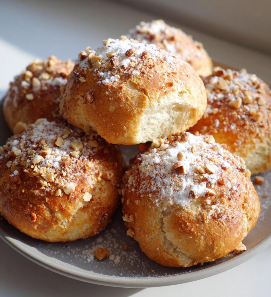 Fastelavnsboller med hasselnødder