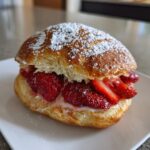 Fastelavnsboller med jordbær