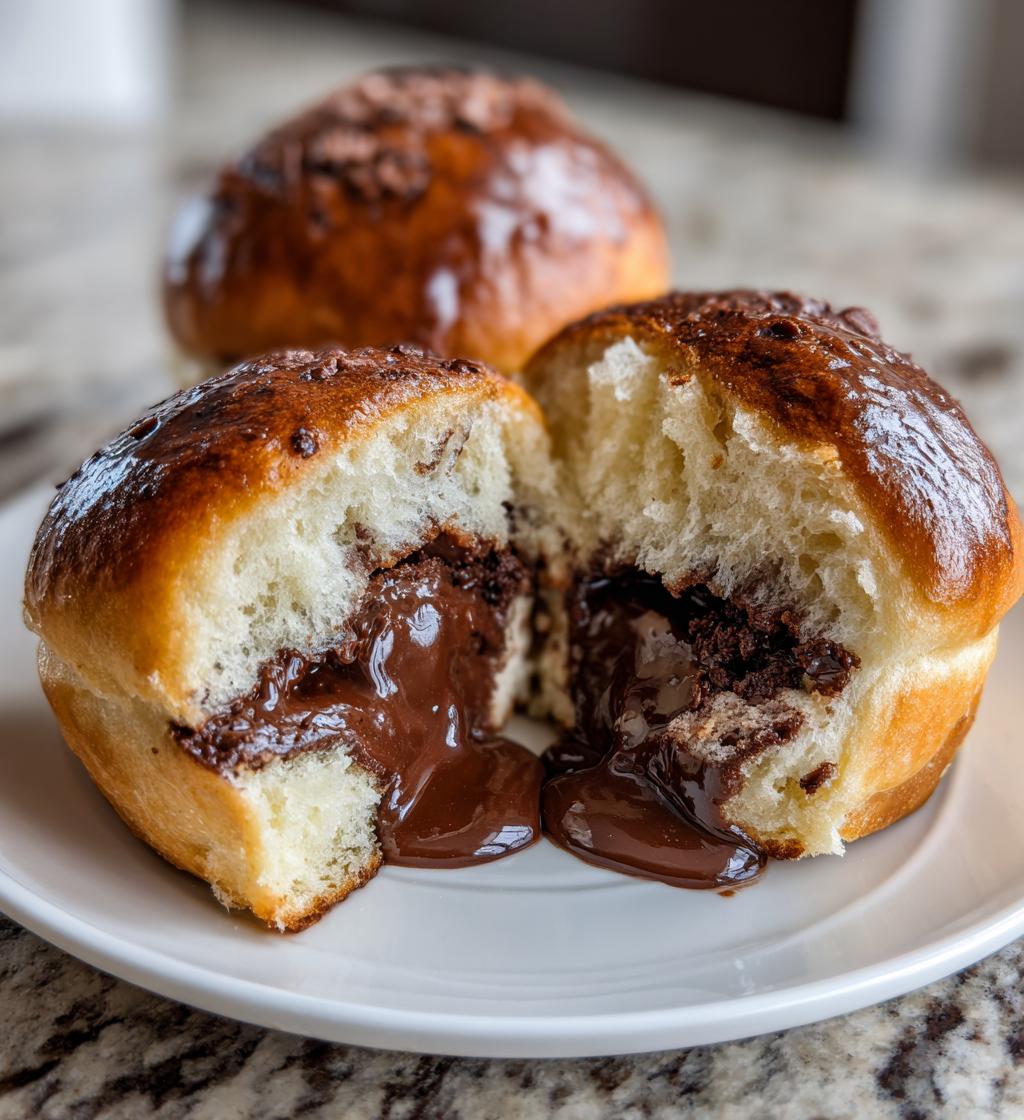 Fastelavnsboller med mørk chokolade