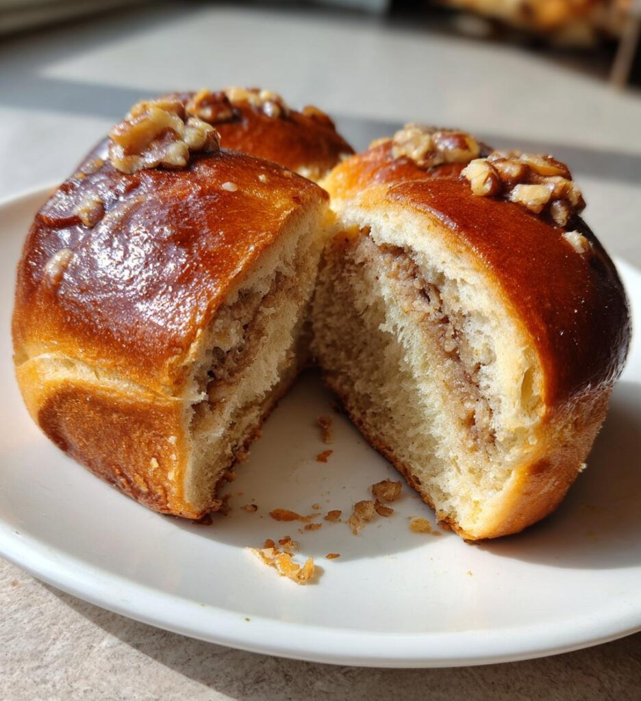 Fastelavnsboller med nøddefyld