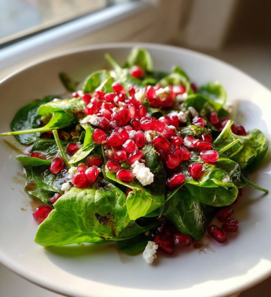 Feldsalat med granatæble