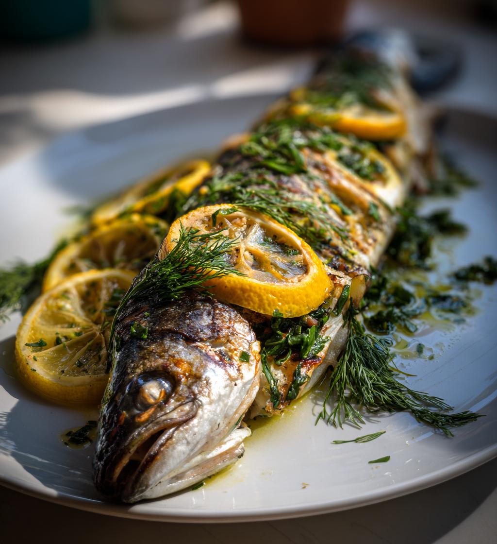 Grillet ørred