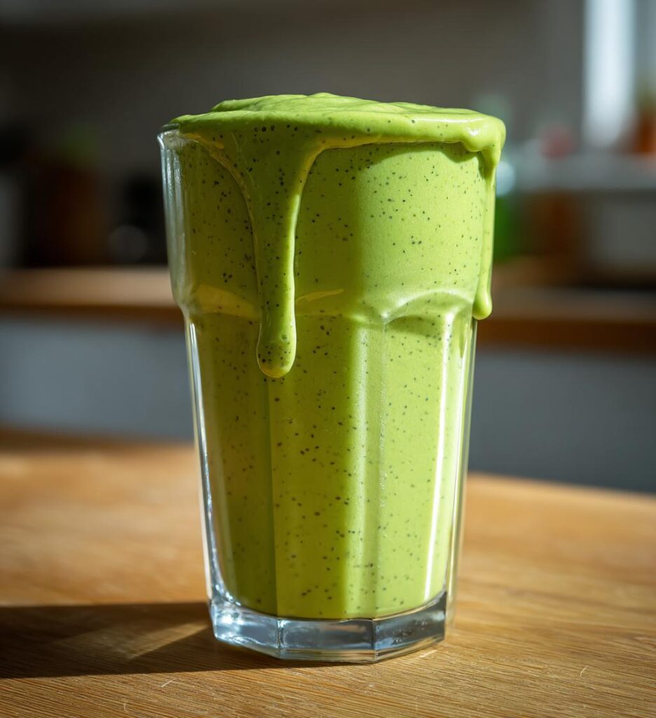 Grøn smoothie med spinat