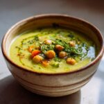Grøntsagssuppe med kikærter