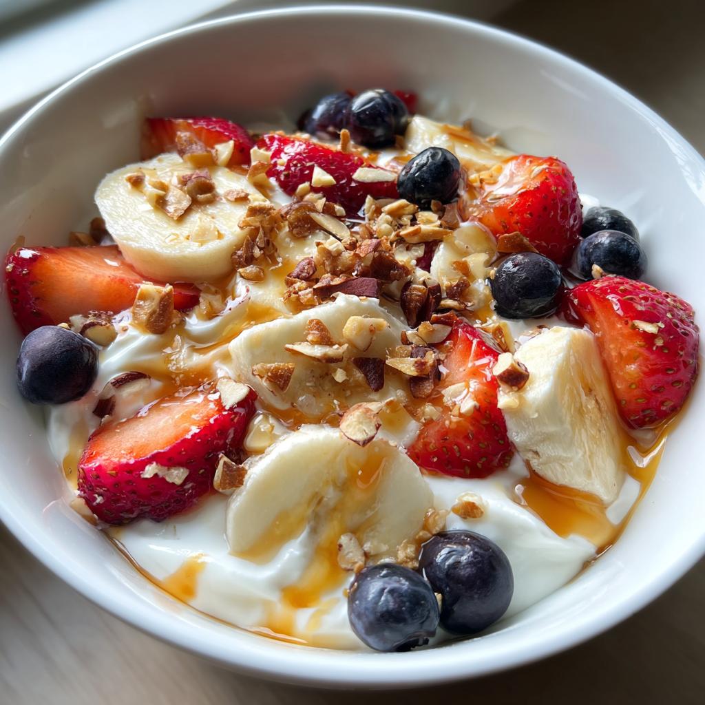 Græsk yoghurt med frugt