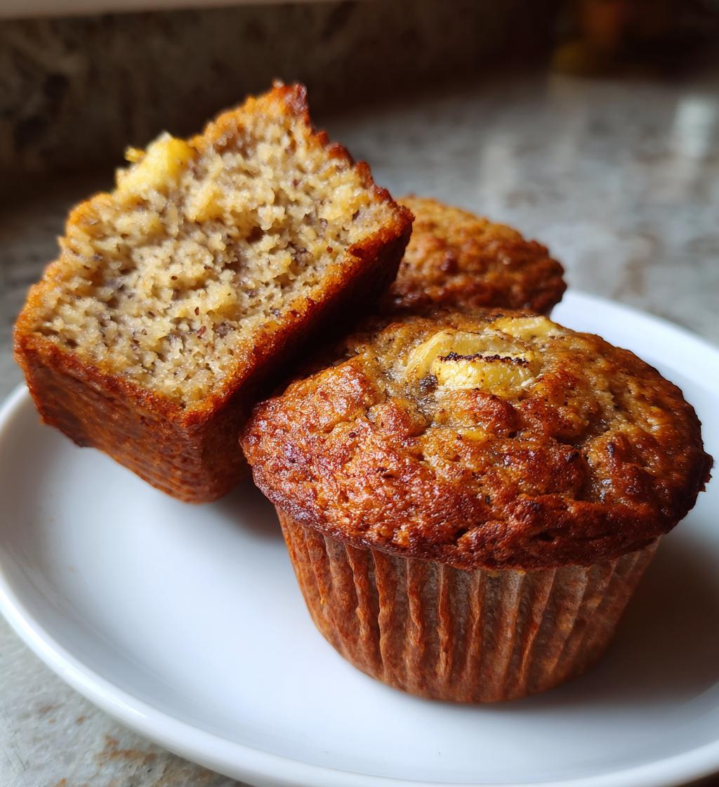 Havre- og banan muffins
