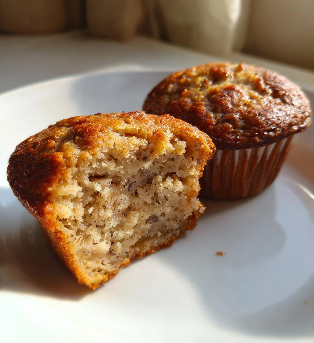 Havre- og bananmuffins