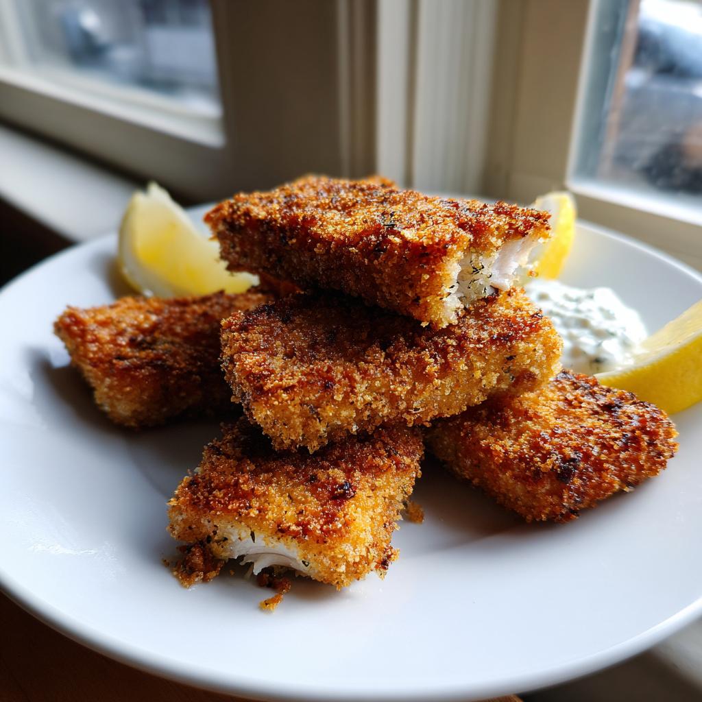 Hjemmelavede fiskesticks