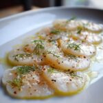 Jakobsmusling carpaccio