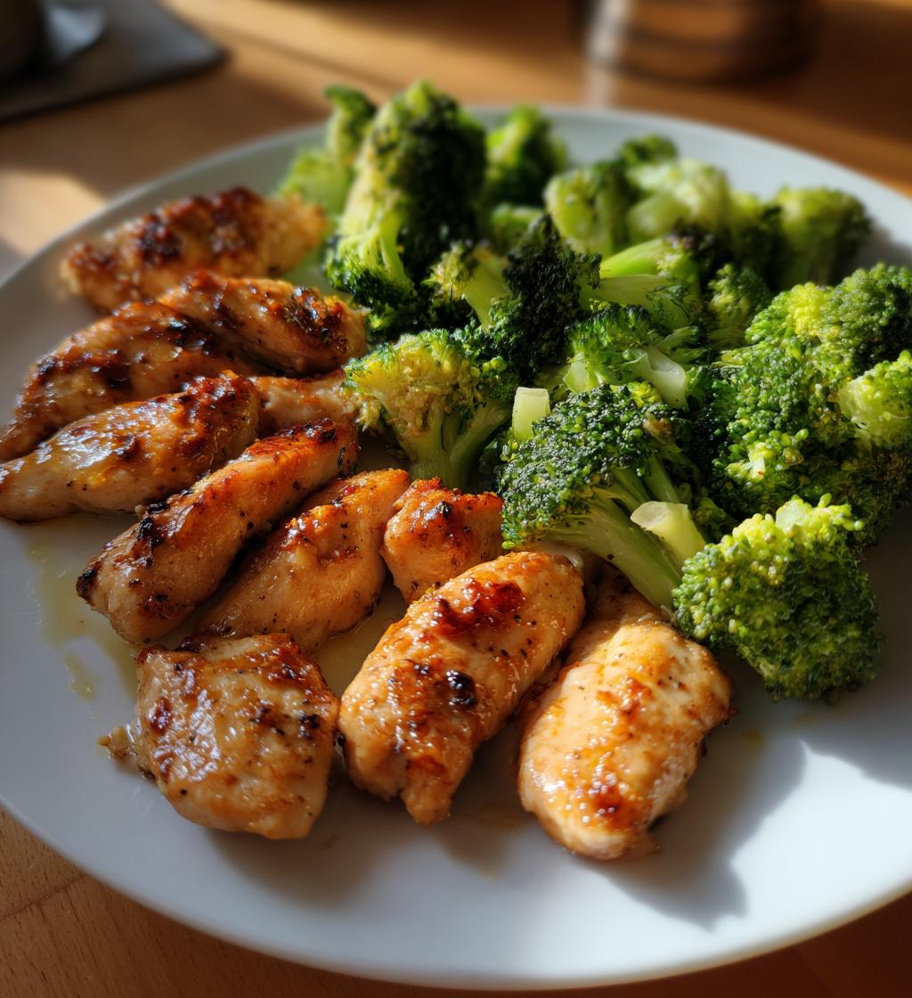 Kylling med broccoli