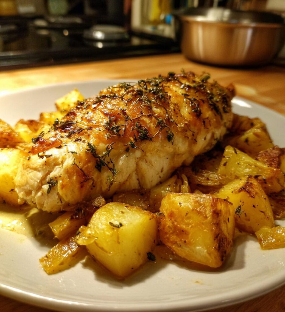 Kylling med citronkartofler