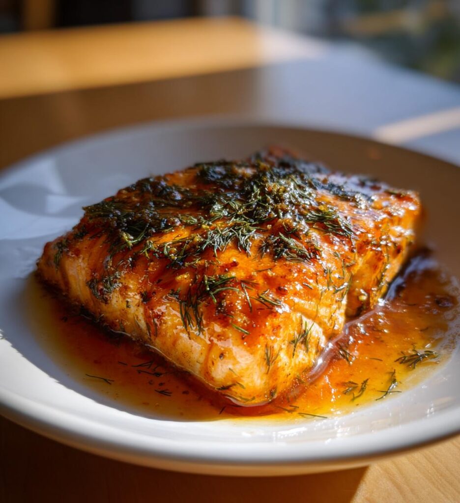 Laks i appelsinmarinade
