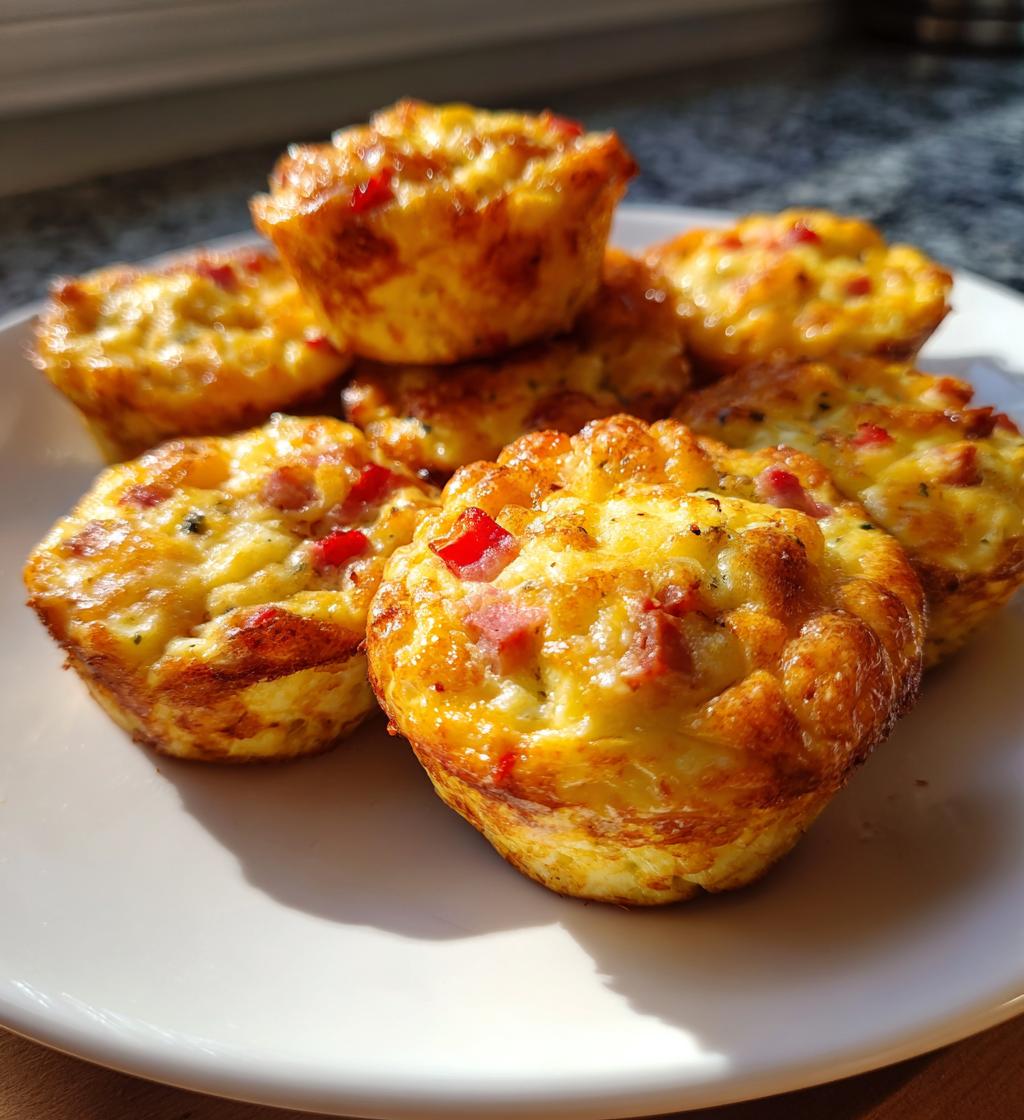 Mini omelet muffins