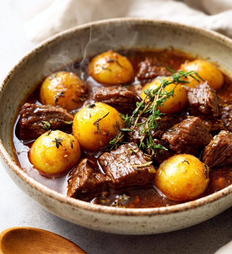 Oksekødsgryde med kartofler