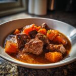 Oksekødspande med squash