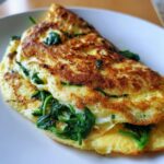Omelet med spinat