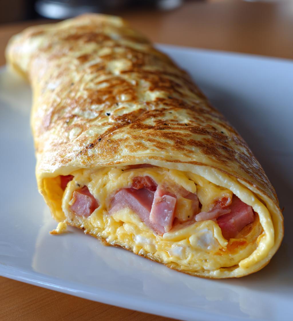 Omelet wrap