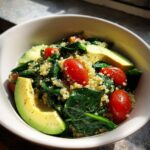 Quinoabowl med spinat