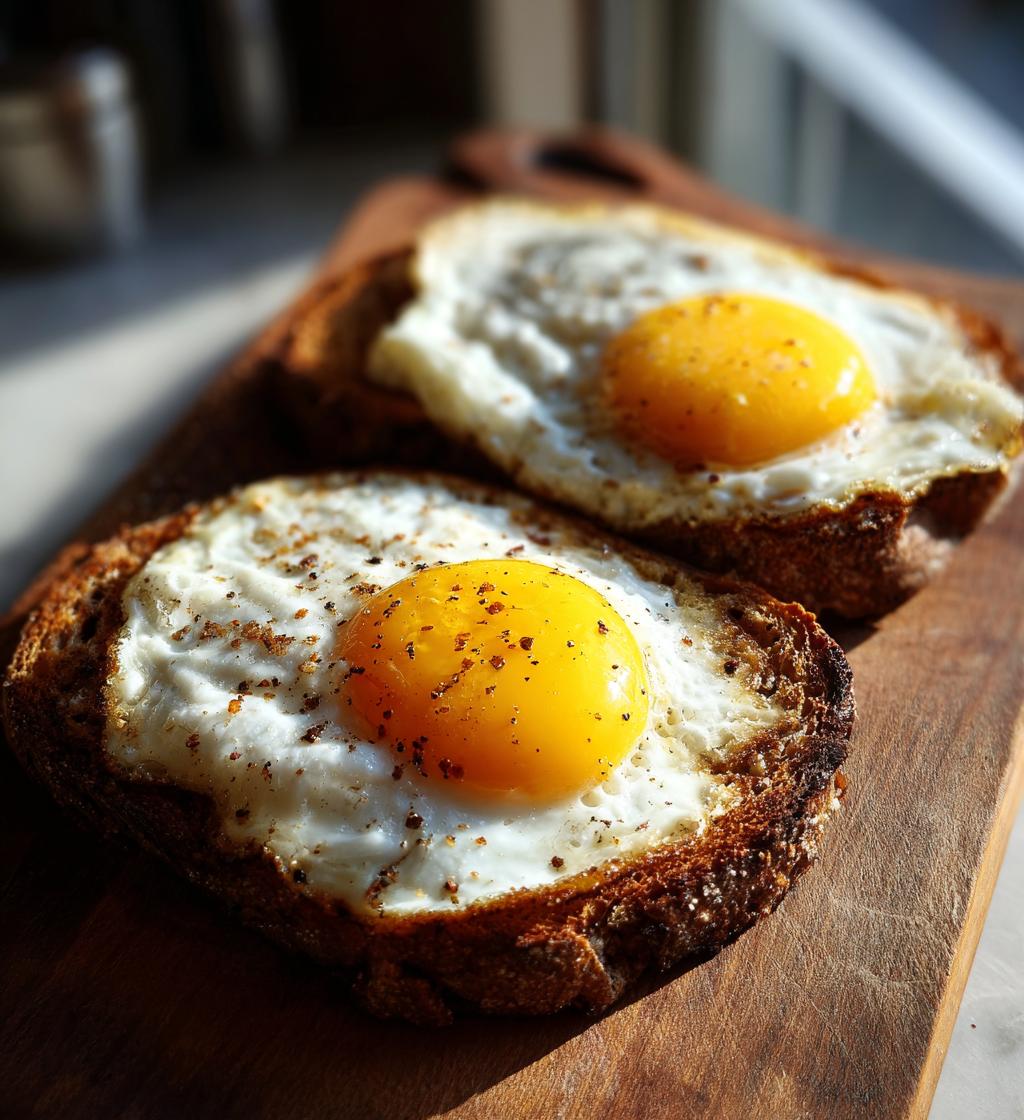 Rugbrød med æg