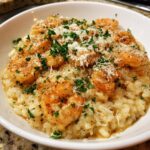 Shrimp risotto