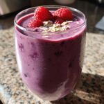 Smoothie med havre og bær