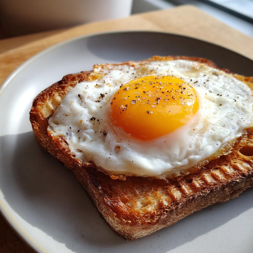 Toast med æg