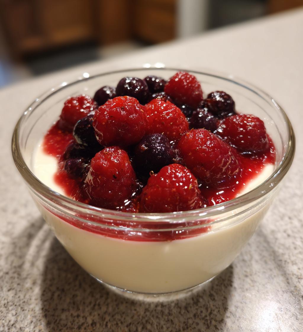 Vanilje panna cotta