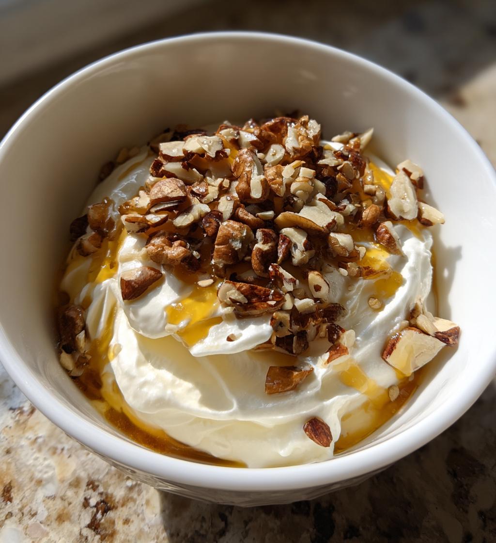 Yoghurt med honning og nødder