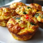 Ægmuffins med grøntsager