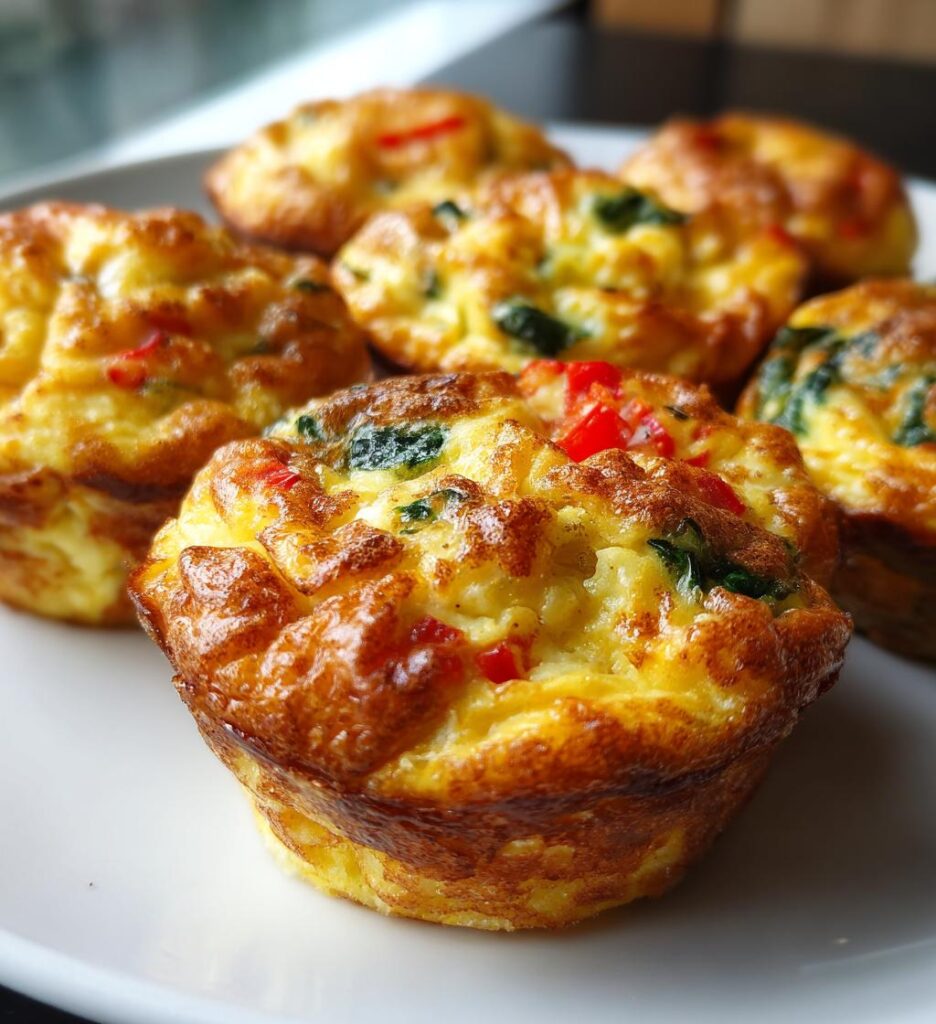 Ægmuffins med grøntsager