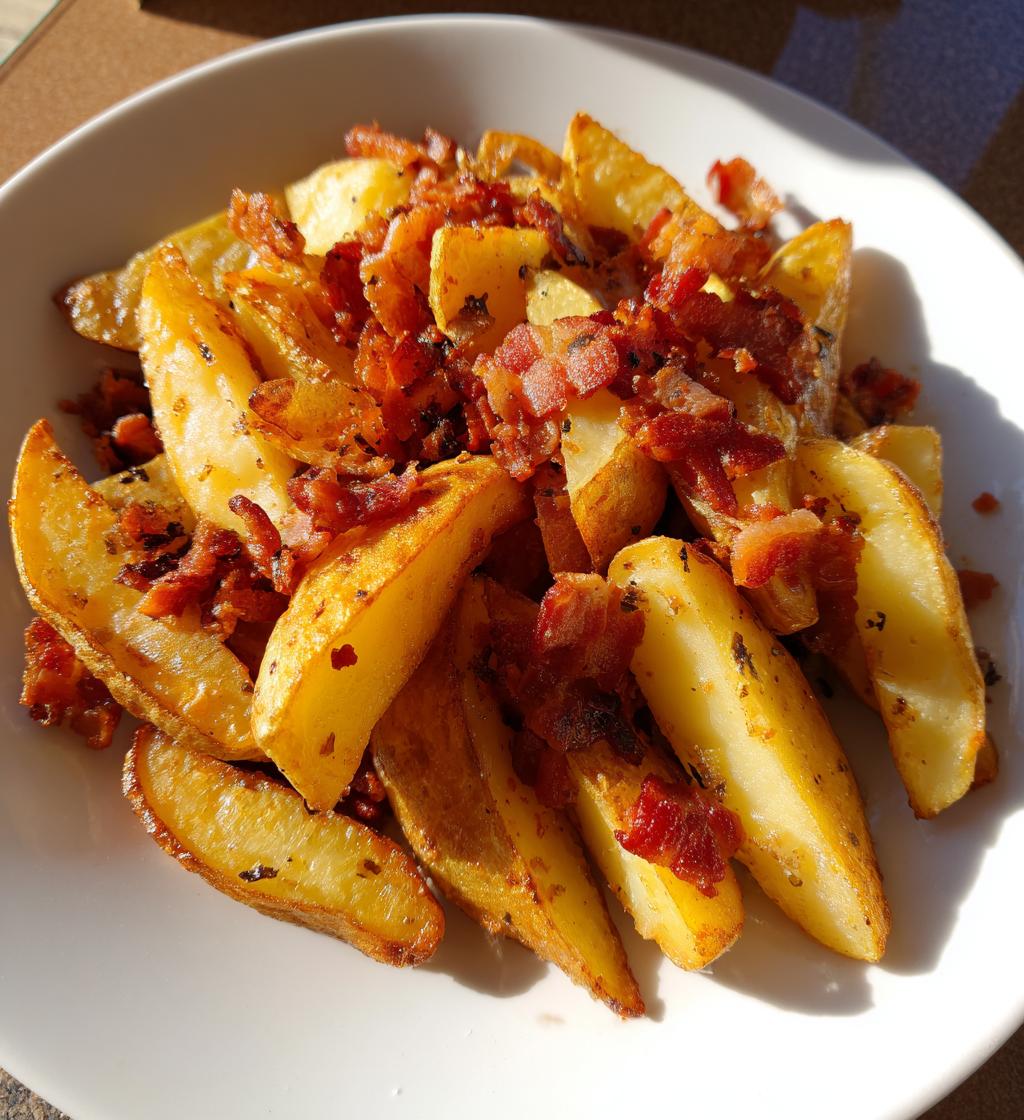 Airfryer baconkartofler