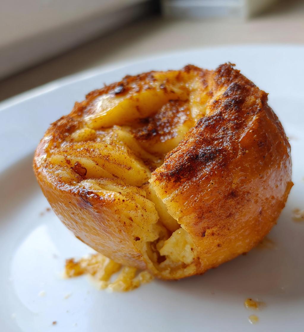 Airfryer bagte æbler med kanel