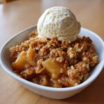 Airfryer æble crumble
