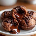 Airfryer chokoladefondue bites