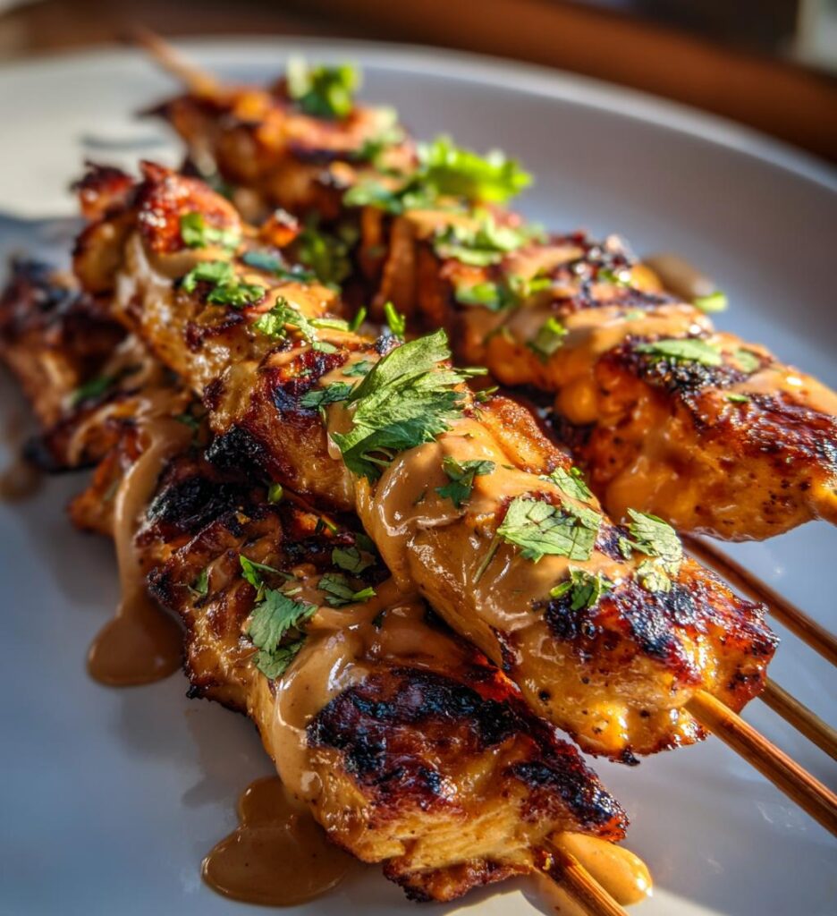 Airfryer kylling satay