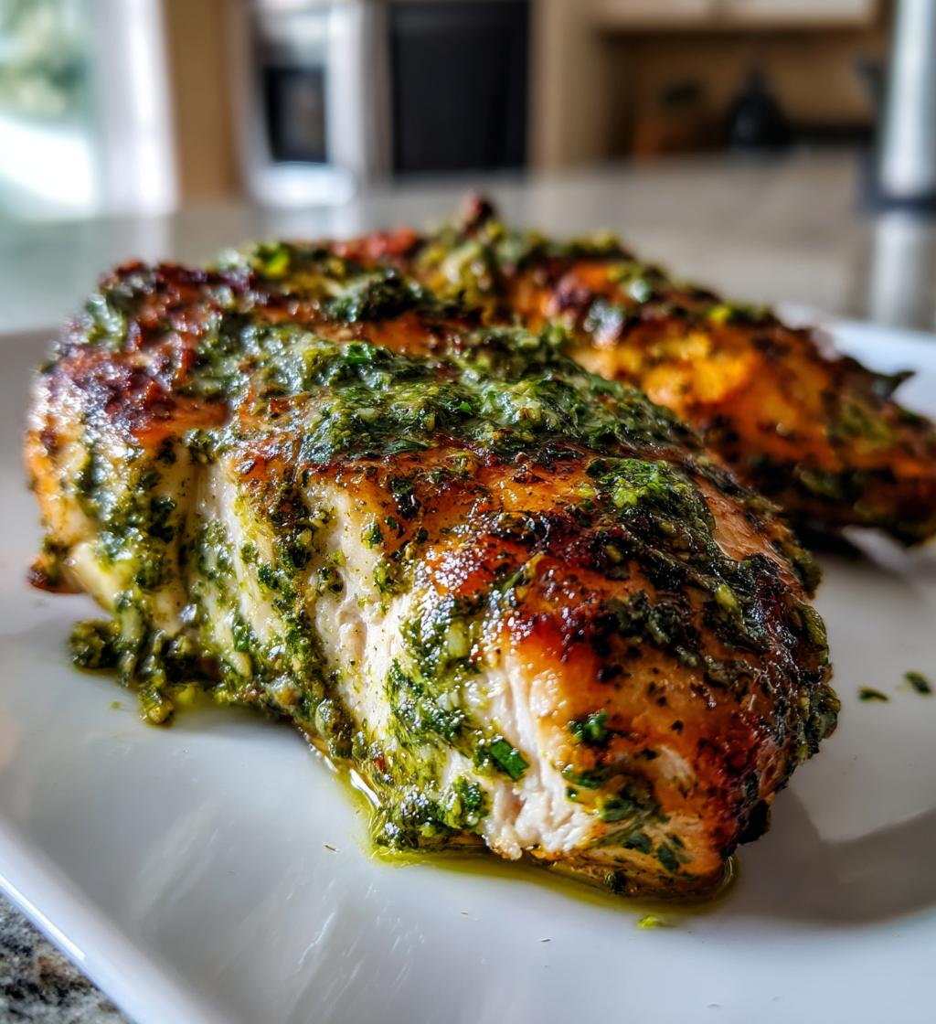 Airfryer kyllingefilet med pesto