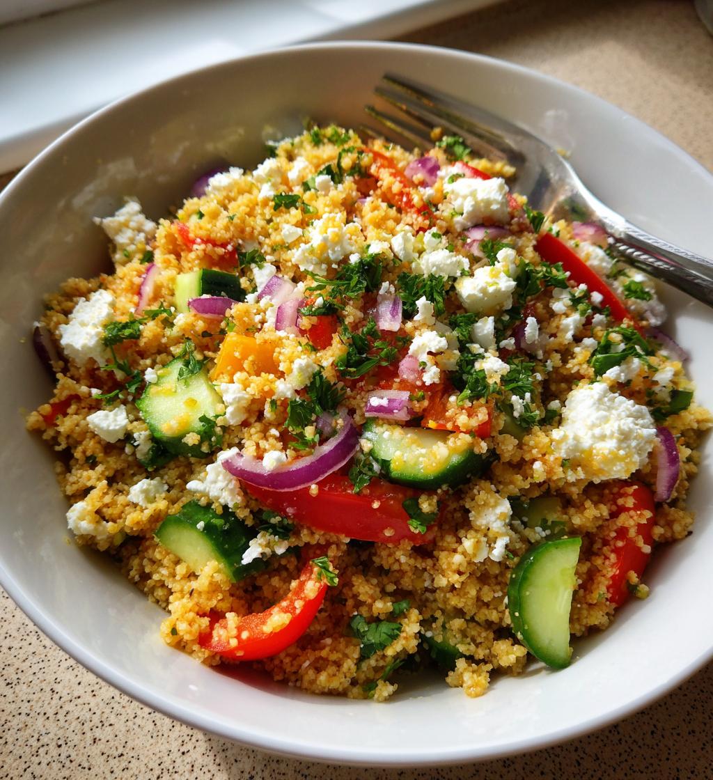 Bulgursalat med feta