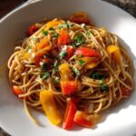 Fuldkornspasta med grøntsager